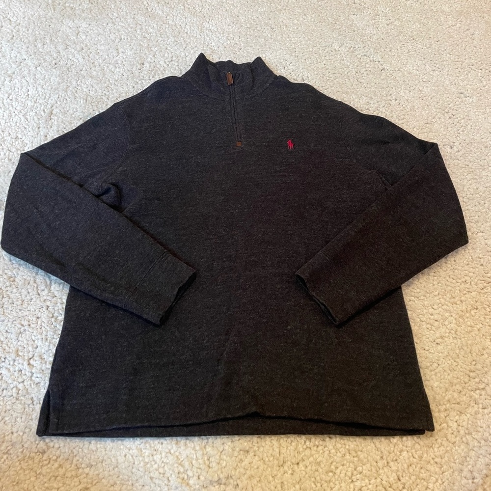 Polo Quarter Zip Sweatshirt